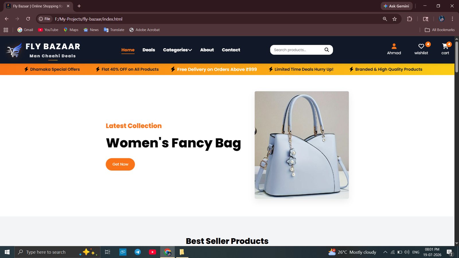Fly Bazaar - Home Page